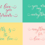 Bianca Script Font Poster 4