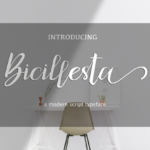 Bicillesta Font Poster 1