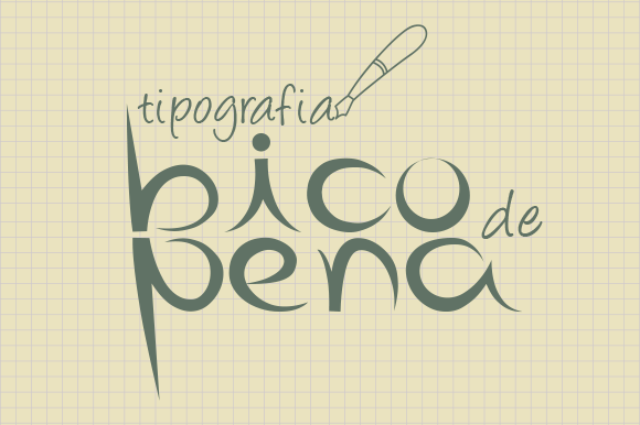 Bico De Pena Font Poster 1
