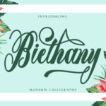 Biethany Font Poster 1