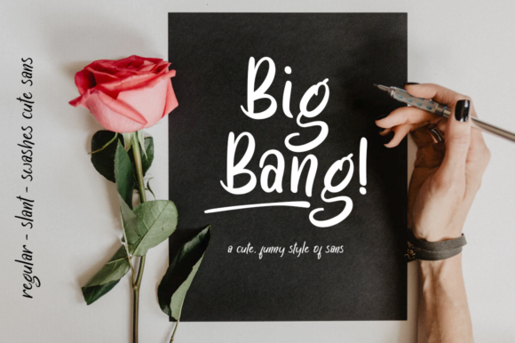 Big Bang! Font Poster 1