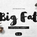 Big Fat Font Poster 1