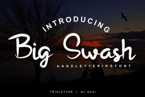 Big Swash Font Big Swash Font Poster 1