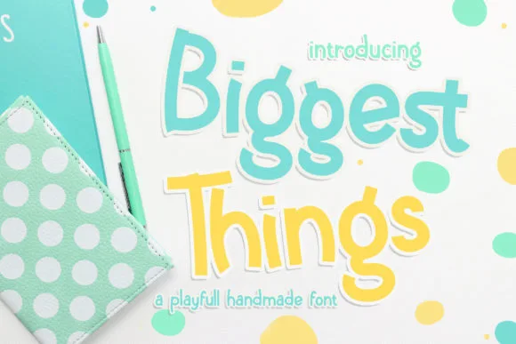 Biggest Things Font Biggest Things Font Poster 1