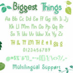 Biggest Things Font Poster 5
