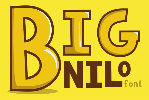 Bignilo Font Poster 1