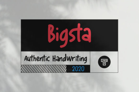 Bigsta Font Poster 1