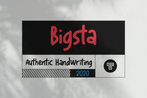Bigsta Font Poster 1