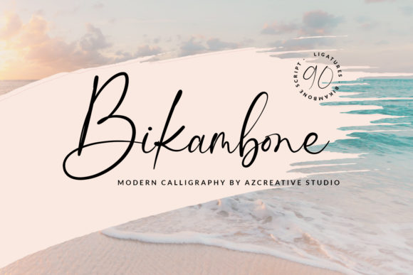 Bikambone Font Poster 1