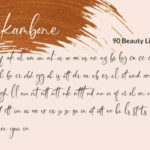 Bikambone Font Poster 7