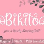 Bikito Font Poster 1