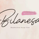 Bilanesa Font Poster 1