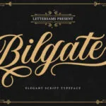 Bilgate Font Poster 1
