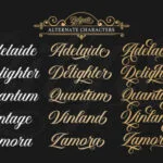Bilgate Font Poster 5