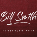 Bill Smith Font Poster 1