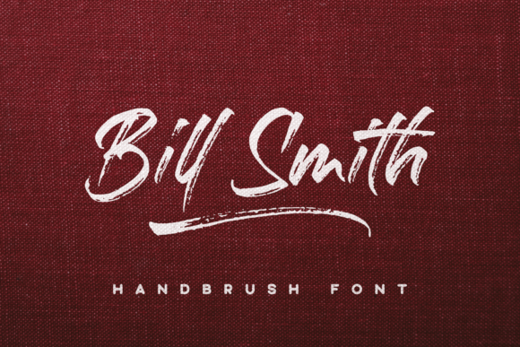 Bill Smith Font Bill Smith Font Poster 1