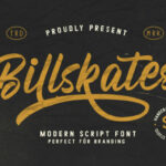 Billskates Font Poster 1