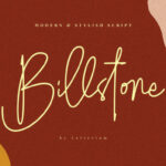 Billstone Font Poster 1