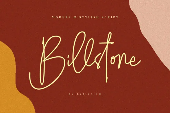 Billstone Font Billstone Font Poster 1