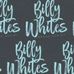 Billy Whites Font Poster 3
