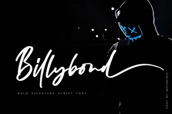 Billybond Font Billybond Font Poster 1