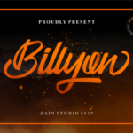 Billyon Font Poster 1