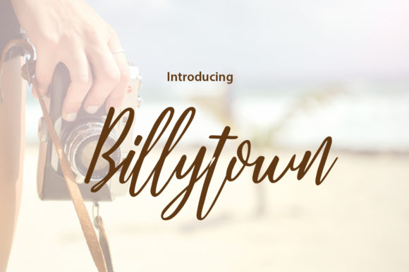 Billytown Font Poster 1