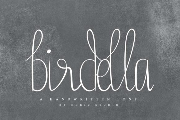 Birdella Font Poster 1