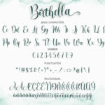 Birthella Font Poster 8