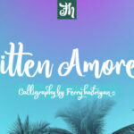 Bitten Amore Font Poster 1