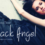 Black Angel Font Poster 1