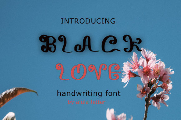 Black Love Font Poster 1