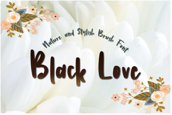 Black Love Font Poster 1