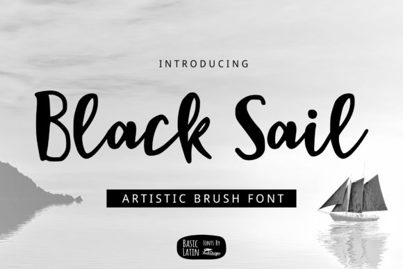 Black Sail Font Poster 1