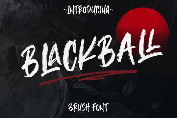 Blackball Font Poster 1