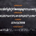 Blackboard Font Poster 7
