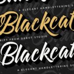 Blackcat Font Poster 1