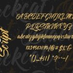Blackcat Font Poster 8