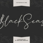 Blackseas Font Poster 1