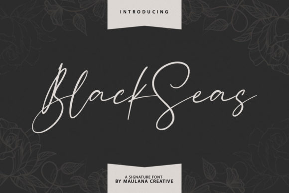 Blackseas Font Poster 1