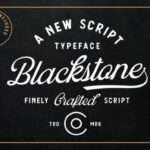 Blackstone Font Poster 1