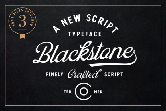 Blackstone Font