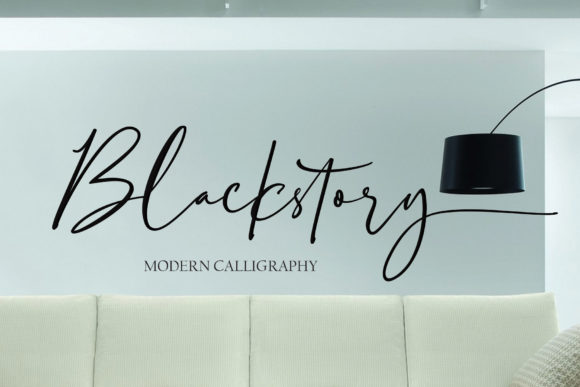 Blackstory Font Poster 1