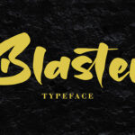 Blaster Font Poster 1