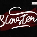 Blaster Font Poster 1