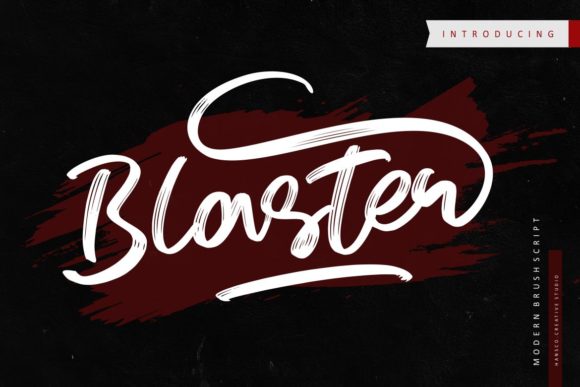 Blaster Font Poster 1