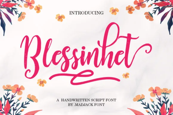 Blessinhet Font Blessinhet Font Poster 1