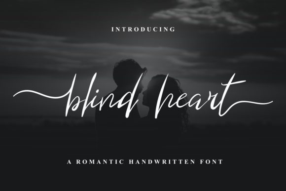 Blind Heart Font Poster 1