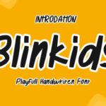 Blinkids Font Poster 1