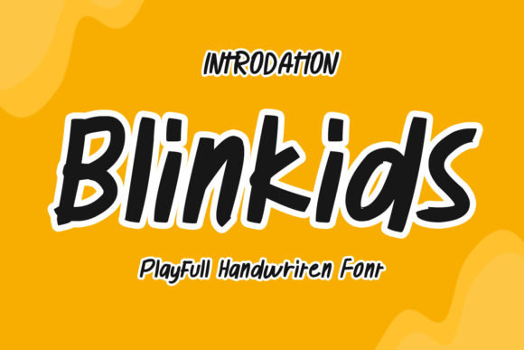 Blinkids Font Poster 1